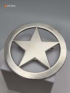 Texas Ranger Star Badge Sheriff Cosplay Western Costume Prop 2.25"